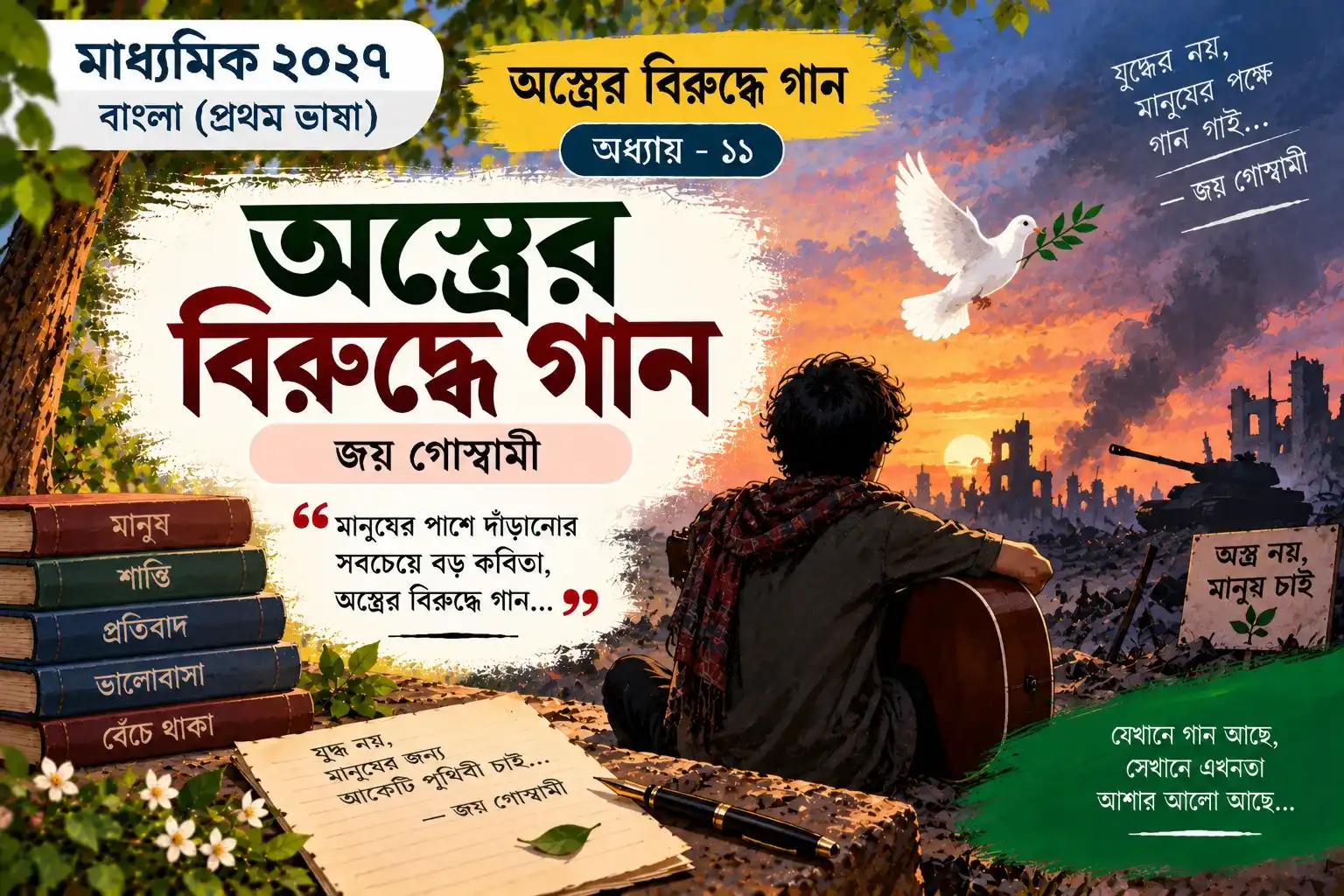 অস্ত্রের বিরুদ্ধে গান — জয় গোস্বামী